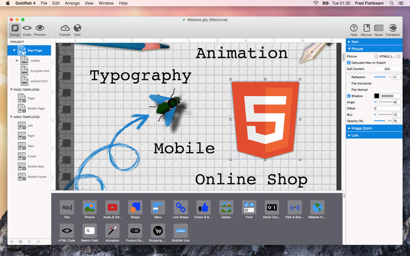 Goldfish 4 Professional 4.2 for Mac|Mac版下载 |