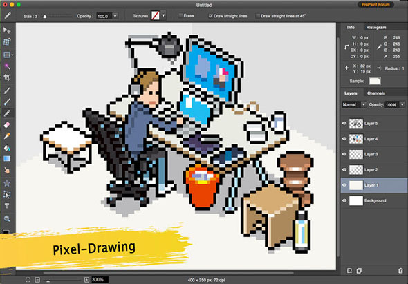 绘图大师 Pro Paint 3.3.3 for Mac|Mac版下载 |