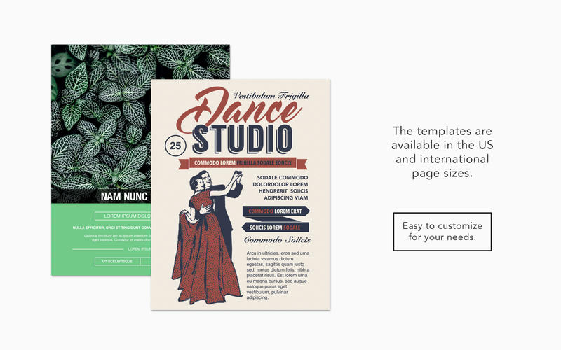 Posters Templates for Pages 1.0 for Mac|Mac版下载 |