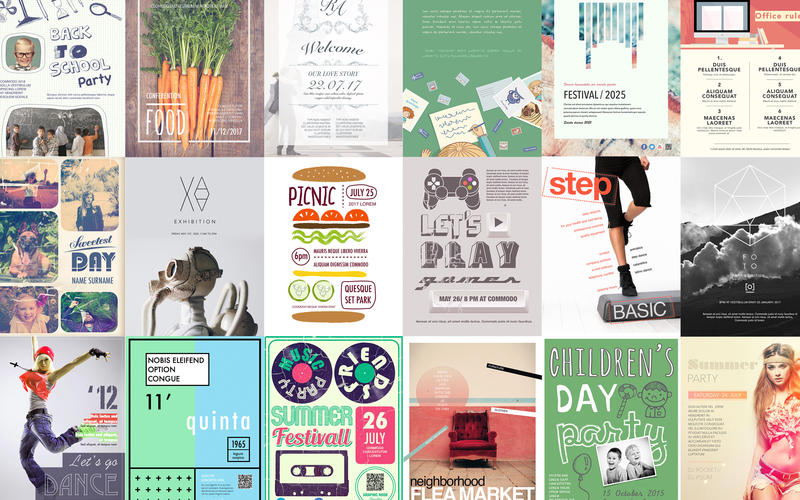 Posters Templates for Pages 1.0 for Mac|Mac版下载 |