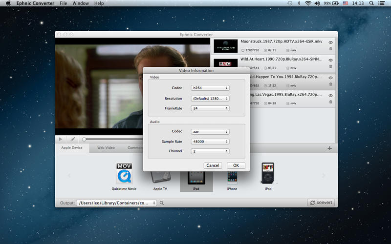 Ephnic Video Converter 1.1.0 for Mac|Mac版下载 |