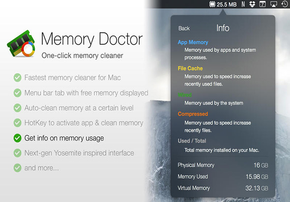 Memory Doctor Pro 1.0.1 for Mac|Mac版下载 |