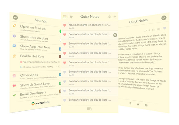 Quick Notes 1.0.1 for Mac|Mac版下载 | 