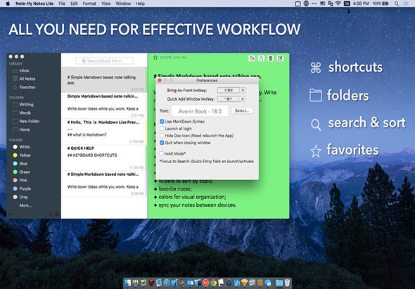 Note-Ify Notes 1.42 for Mac|Mac版下载 |