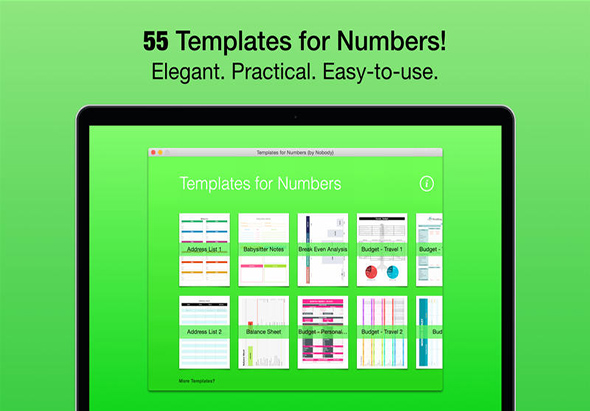 Templates for Numbers (by Nobody) 1.1 for Mac|Mac版下载 |