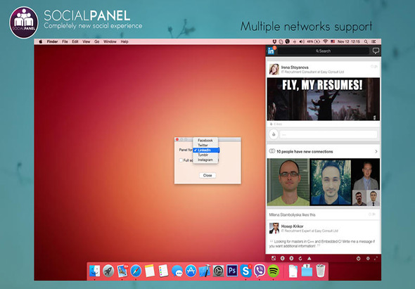 SocialPanel 1.3.5 for Mac|Mac版下载 |