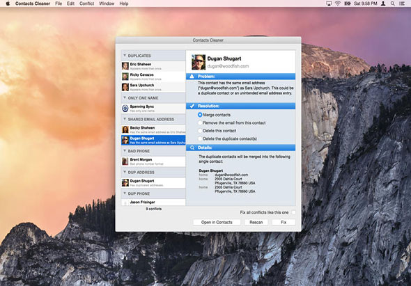Contacts Cleaner 1.7.3 for Mac|Mac版下载 | 