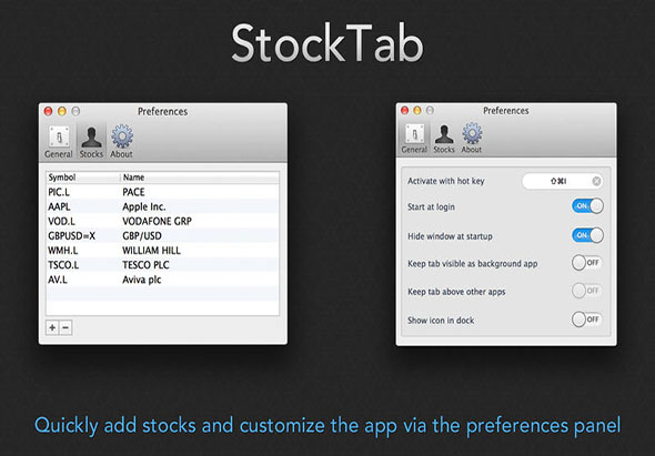 StockTab 1.4 for Mac|Mac版下载 |