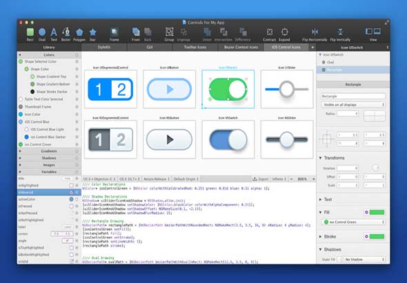 PaintCode 2 2.4.2 for Mac|Mac版下载 | APP开发辅助工具