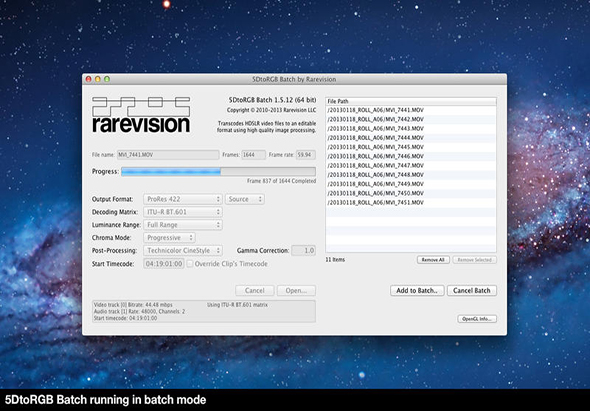 5DtoRGB Batch 1.5.21 for Mac|Mac版下载 |