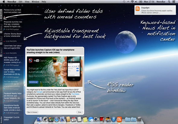 NewsBar RSS reader 1.0 for Mac|Mac版下载 |