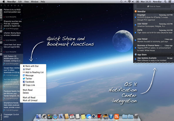 NewsBar RSS reader 1.0 for Mac|Mac版下载 |