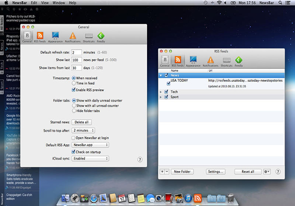 NewsBar RSS reader 1.0 for Mac|Mac版下载 |