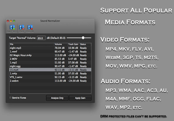 Sound Normalizer 2.1 for Mac|Mac版下载 |
