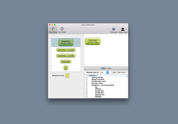 Quick CSS Button 1.5.1 for Mac|Mac版下载 |