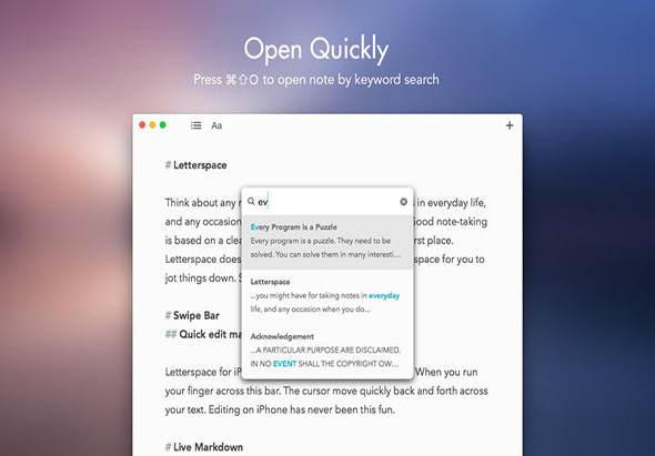 Letterspace 1.6.4 for Mac|Mac版下载 |
