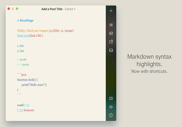 Desk MD 1.4 for Mac|Mac版下载 |