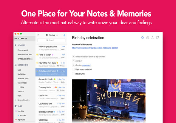 Alternote 1.0.9 for Mac|Mac版下载 |