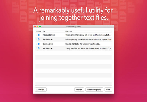Assembler 1.0 for Mac|Mac版下载 |