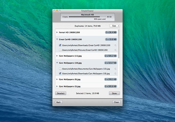 SimpleCleaner 2.0.3 for Mac|Mac版下载 | 