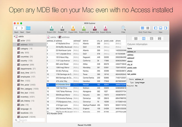 MDB Explorer 2.4.5 for Mac|Mac版下载 |