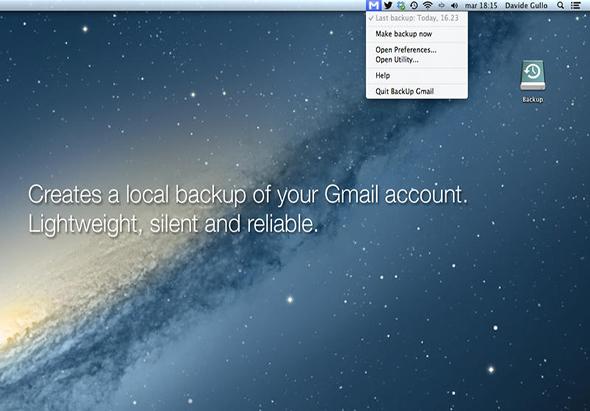 BackUp Gmail 1.9.1 for Mac|Mac版下载 |