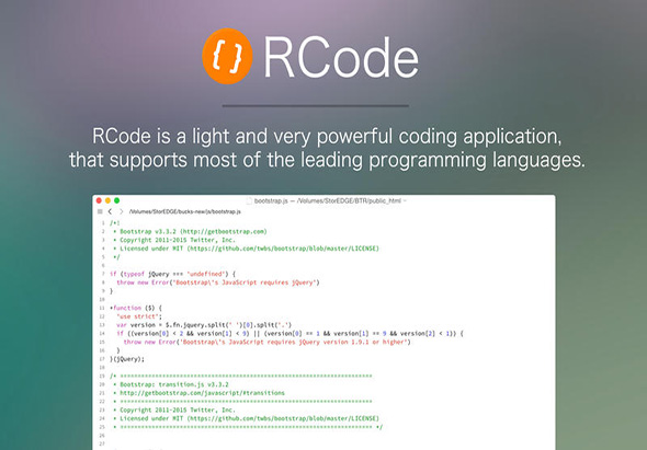 RCode 2.8 for Mac|Mac版下载 | 