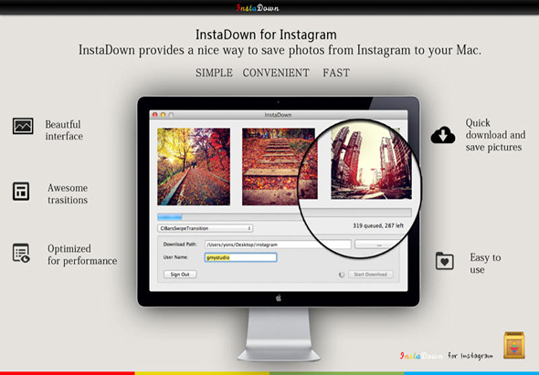 InstaDown for Instagram 1.7.1 for Mac|Mac版下载 |