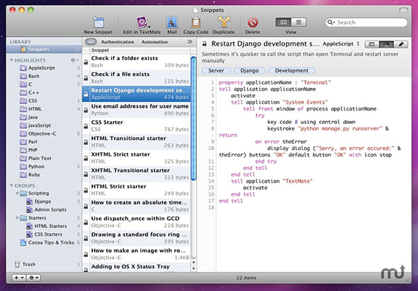 Snippets 1.4.4 for Mac|Mac版下载 |
