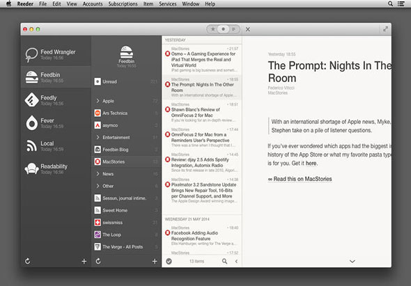 Reeder 2 2.5.3 for Mac|Mac版下载 |