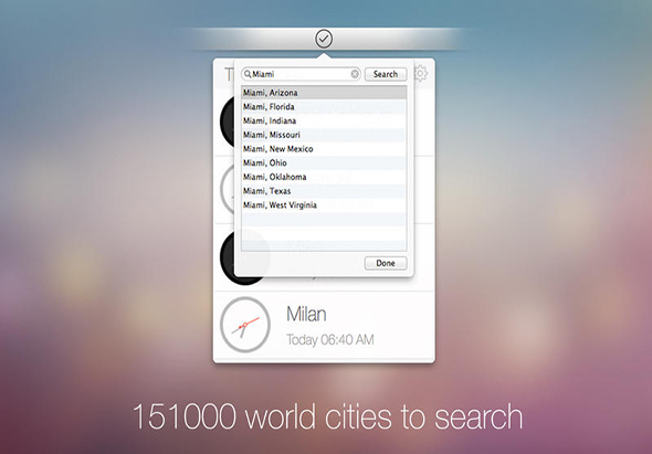 Time Zones 2.1 for Mac|Mac版下载 |