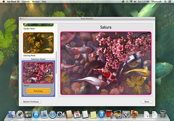 Koi Pond 3D 1.2.0 for Mac|Mac版下载 |