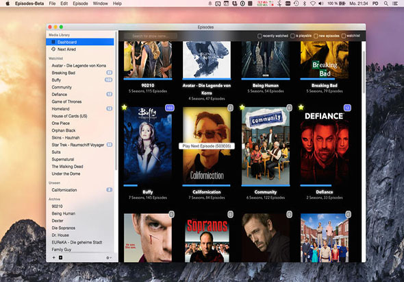 Episodes 2.1 for Mac|Mac版下载 |