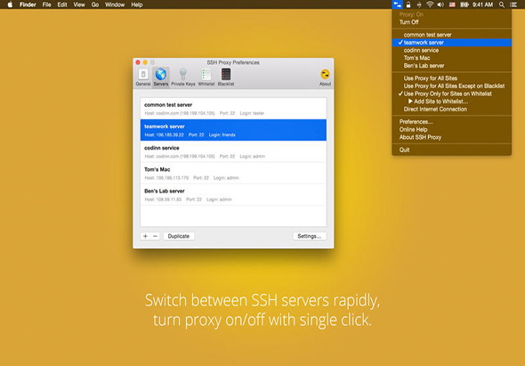 SSH Proxy 15.03 for Mac|Mac版下载 |