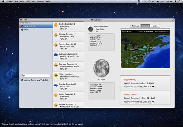 MenuWeather 4.2.5 for Mac|Mac版下载 |