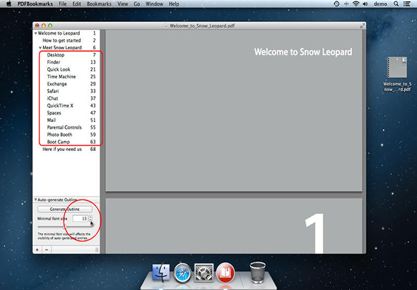 PDFBookmarks 0.8 for Mac|Mac版下载 | 