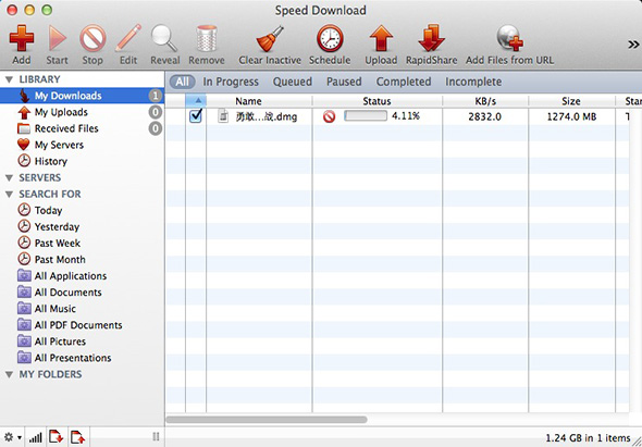 Speed Download 5.3.1 for Mac|Mac版下载 | 下载工具