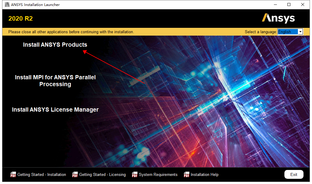 Ansys2020安装包下载 Ansys 2020 R2安装教程-3 Ansys2020安装包下载 Ansys 2020 R2安装教程-3