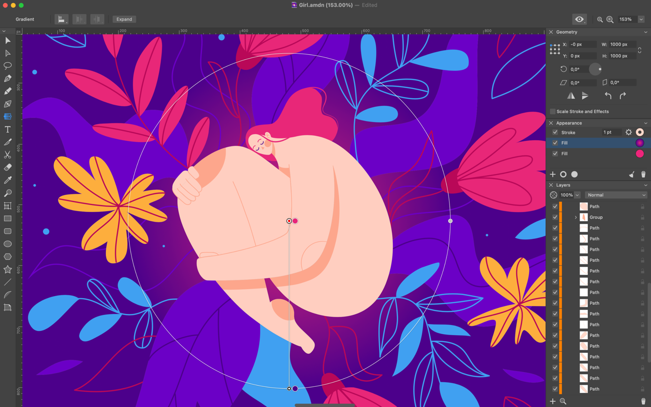 Amadine for Mac 1.5.4 破解版 完美流畅的矢量绘图工具