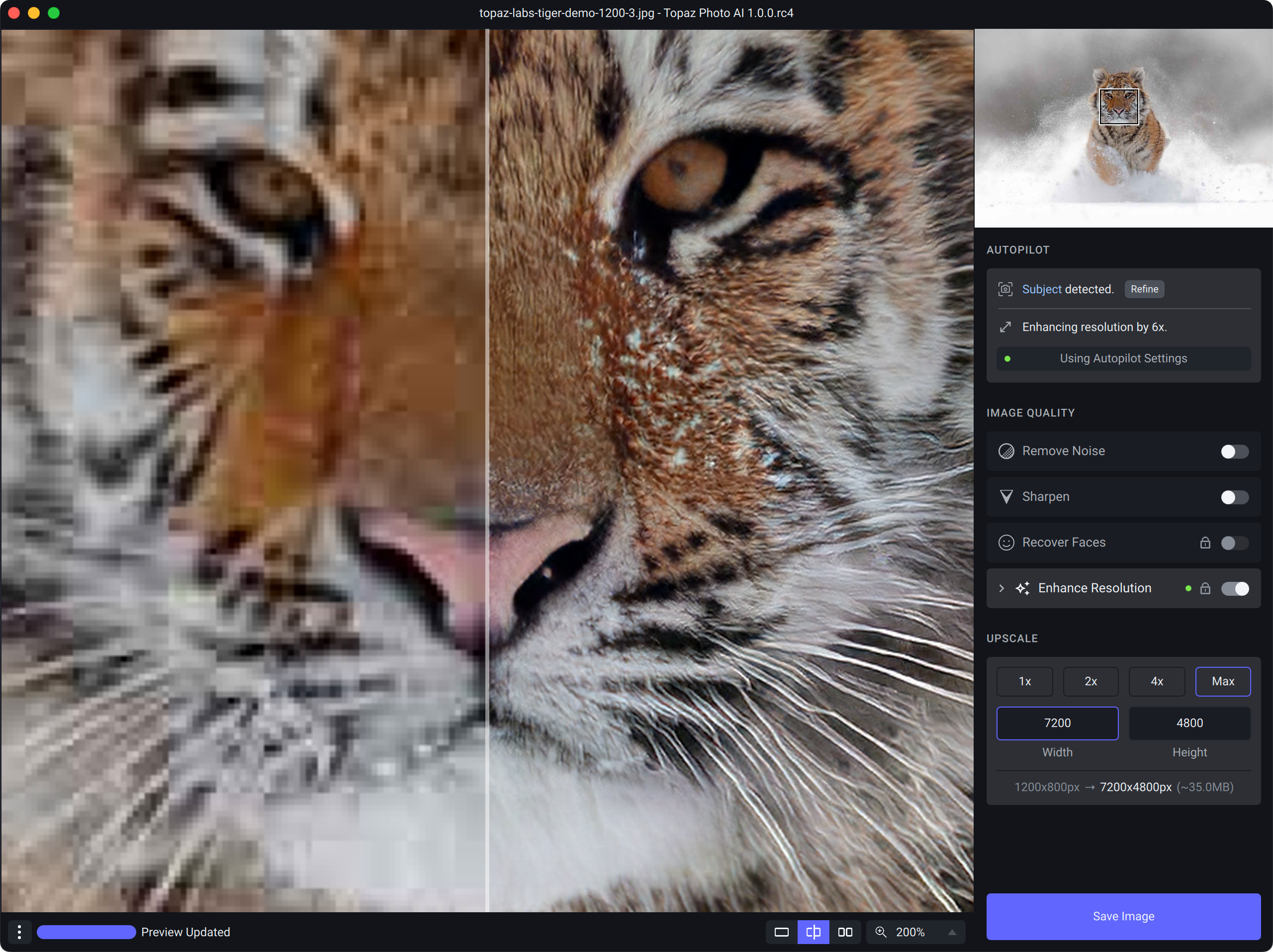 Topaz Photo AI for Mac 2.0.7 破解版 人工智能图像降噪