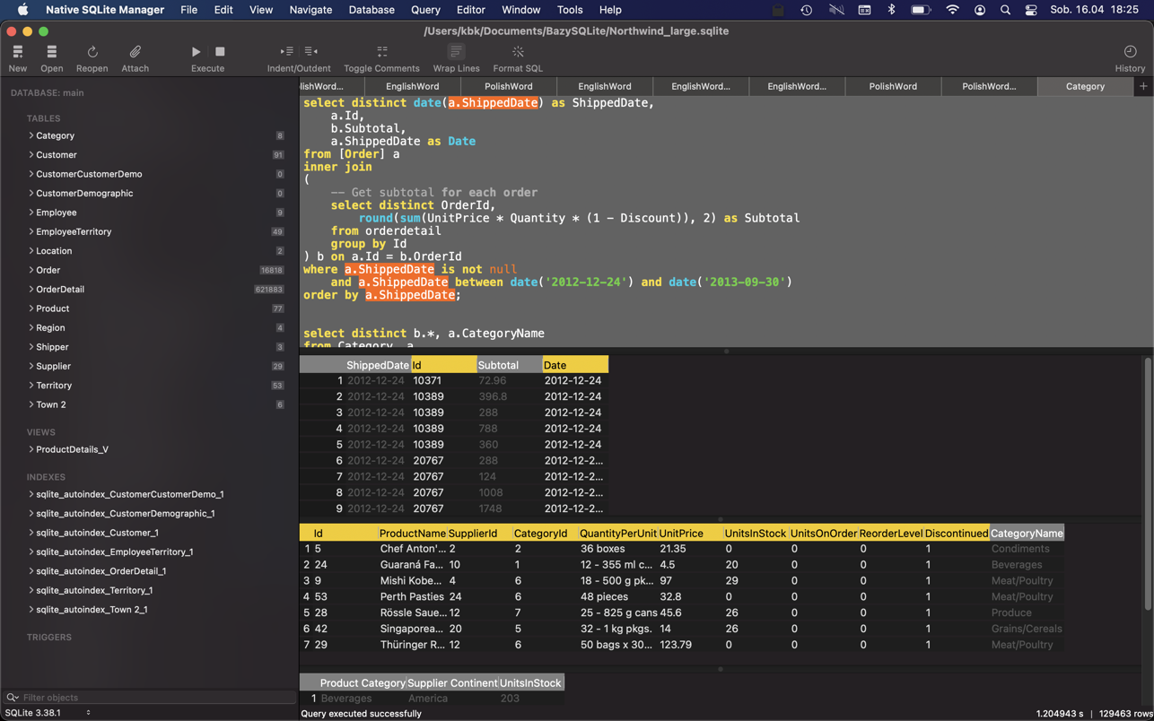 Native SQLite Manager for Mac 1.26.3 破解版 SQLite 数据库管理器