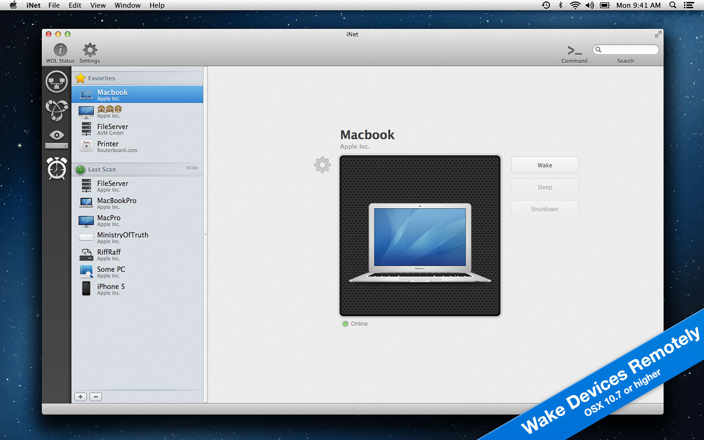 iNet Network Scanner for Mac 3.0.3 破解版 Mac上优秀的网络设备监视器