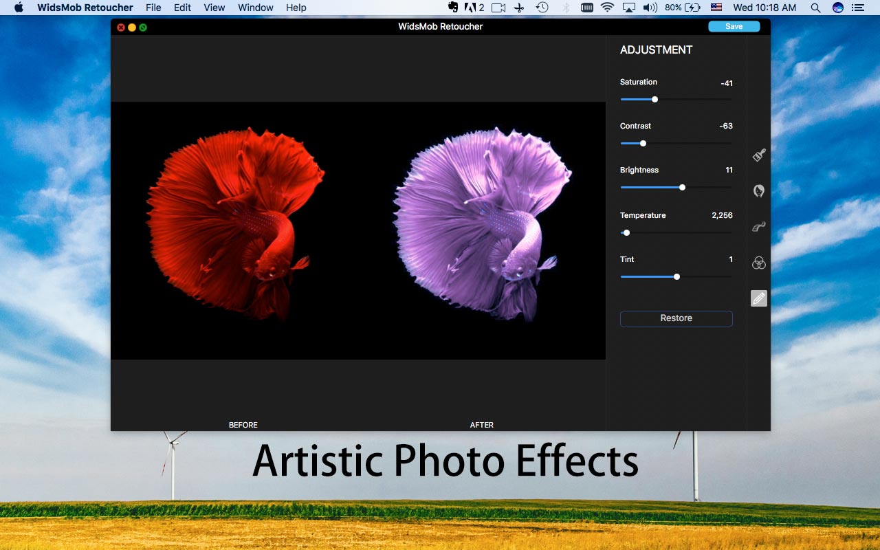 WidsMob Retoucher for Mac 3.17 激活版 - 照片美化多功能照片编辑器