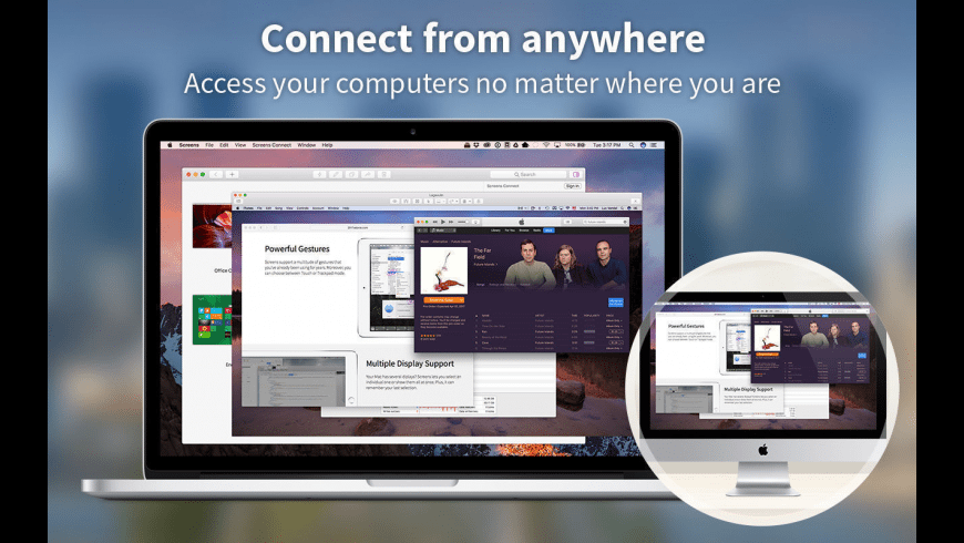 Screens for Mac 4.12.15 中文破解版 Mac上优秀的远程桌面连接控制工具