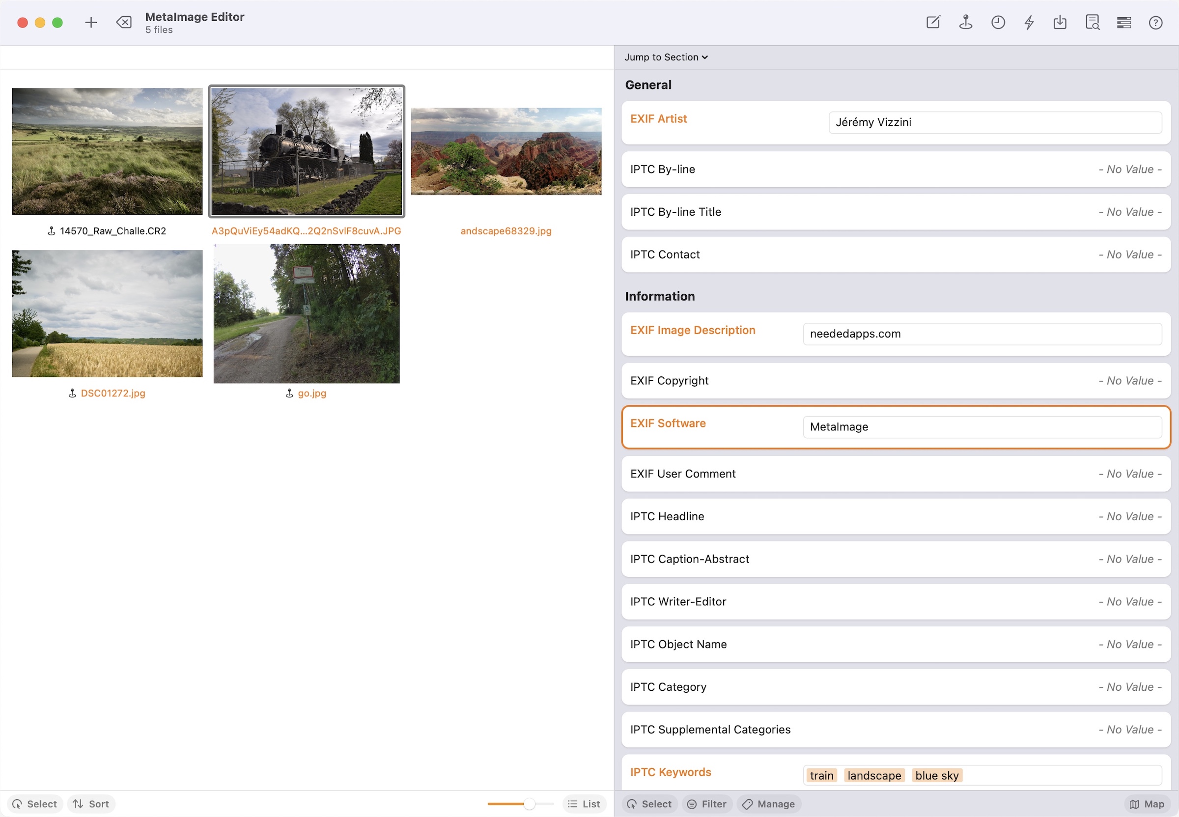 MetaImage 2.6.1 Mac 中文破解版 图像元数据编辑器