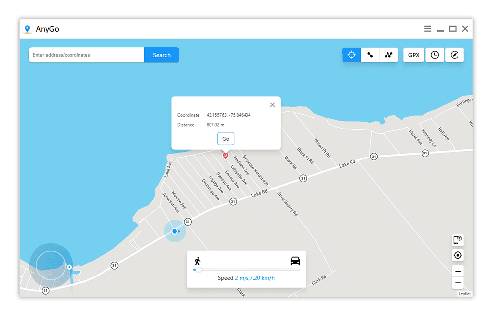 iToolab AnyGo for Mac 6.6.1 破解版 iOS虚拟定位工具