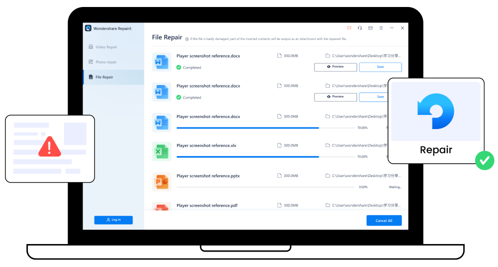 Wondershare Repairit for Mac 5.0.7.10 中文破解版 万兴视频修复工具