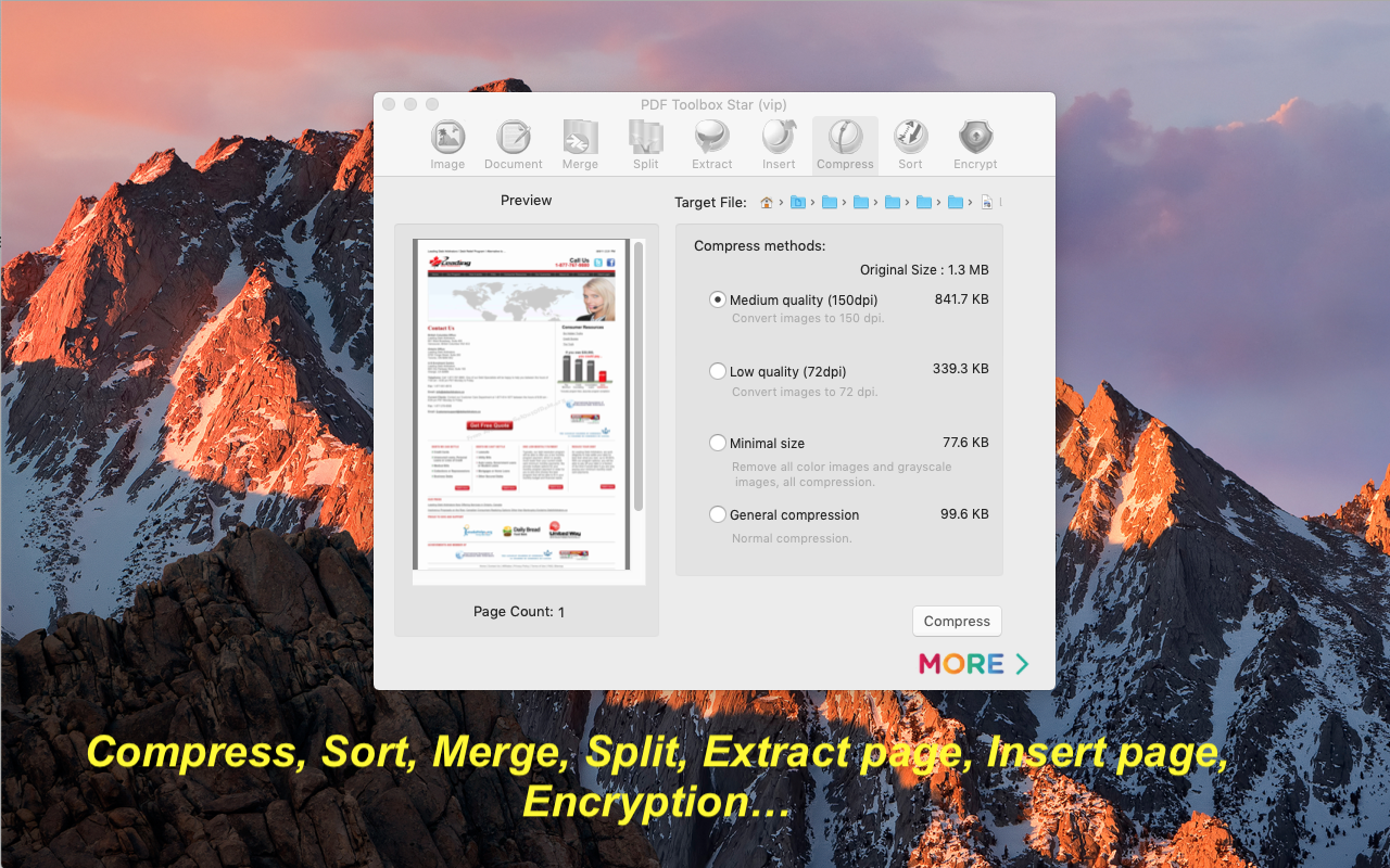 PDF Compressor & PDF Toolbox for Mac 6.3.1 破解版 多功能PDF处理工具