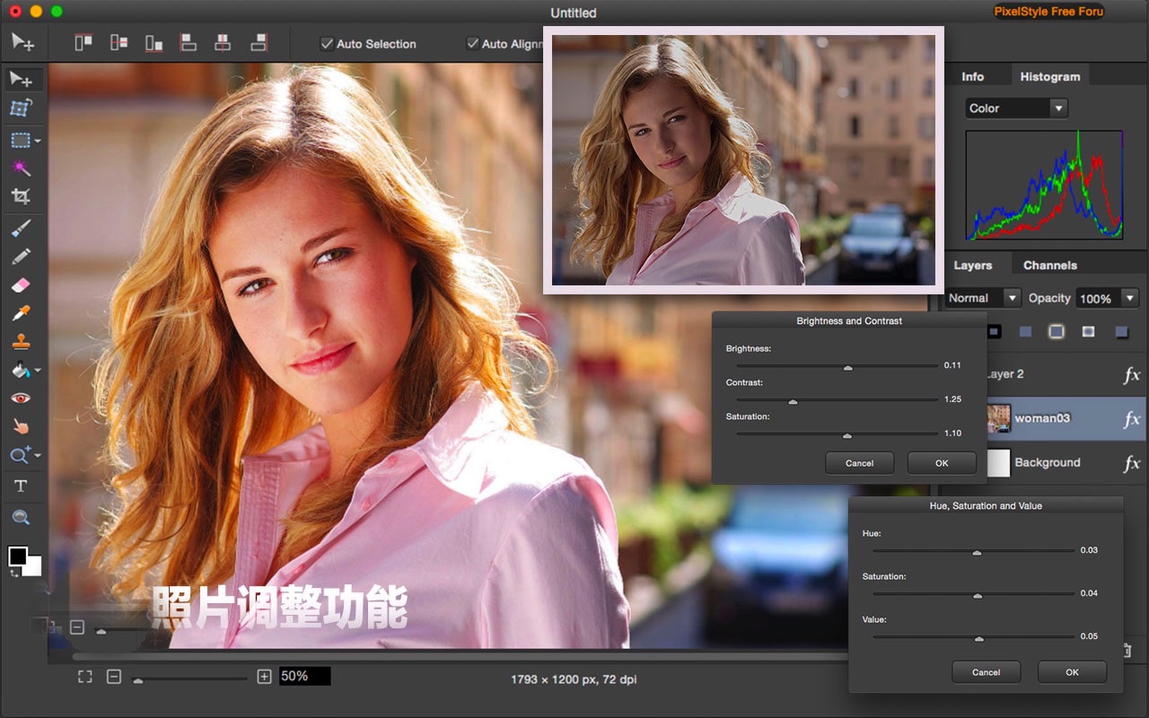 PixelStyle Photo Editor for Mac 4.2.1 破解版 图像处理,滤镜特效
