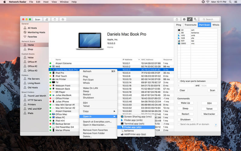 Network Radar 3.0.4 Mac 破解版 - Mac 上优秀的网络扫描和管理工具
